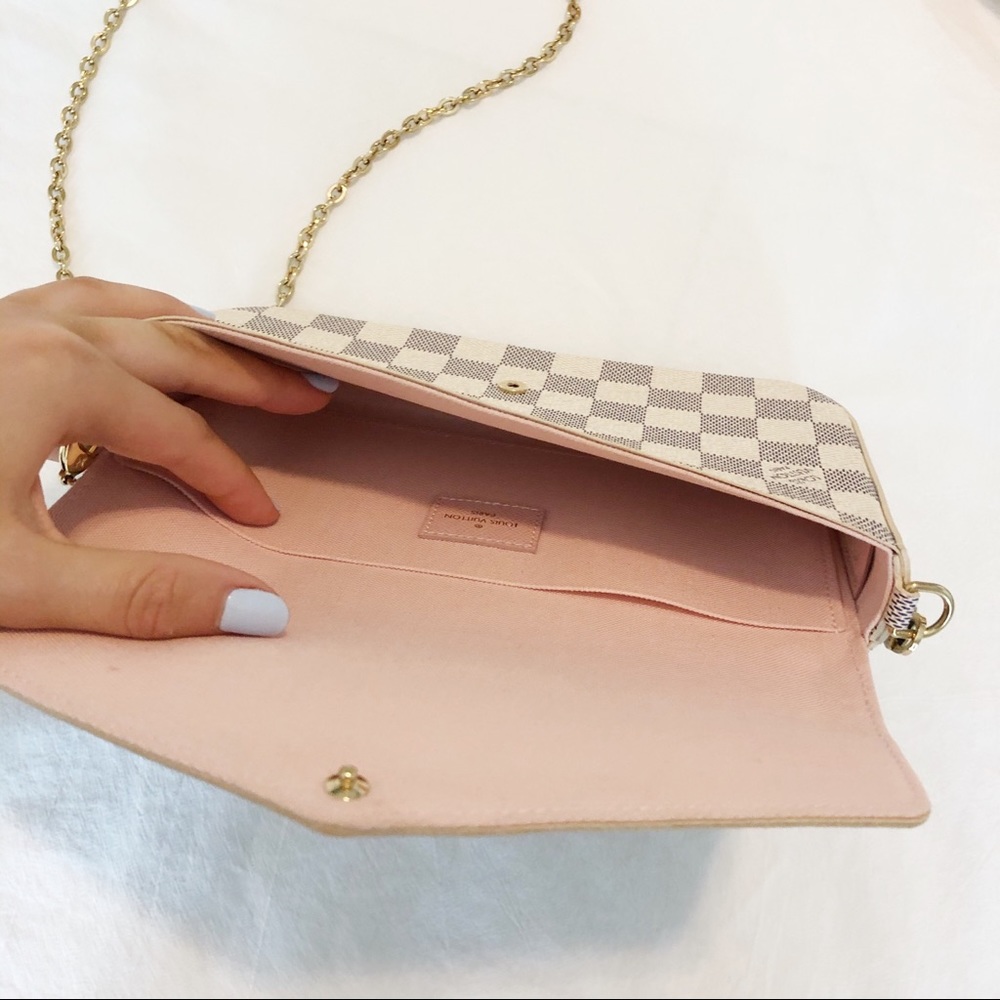 ‼️SOLD‼️ Louis Vuitton Felicie Pochette Damier - Picture 5 of 10